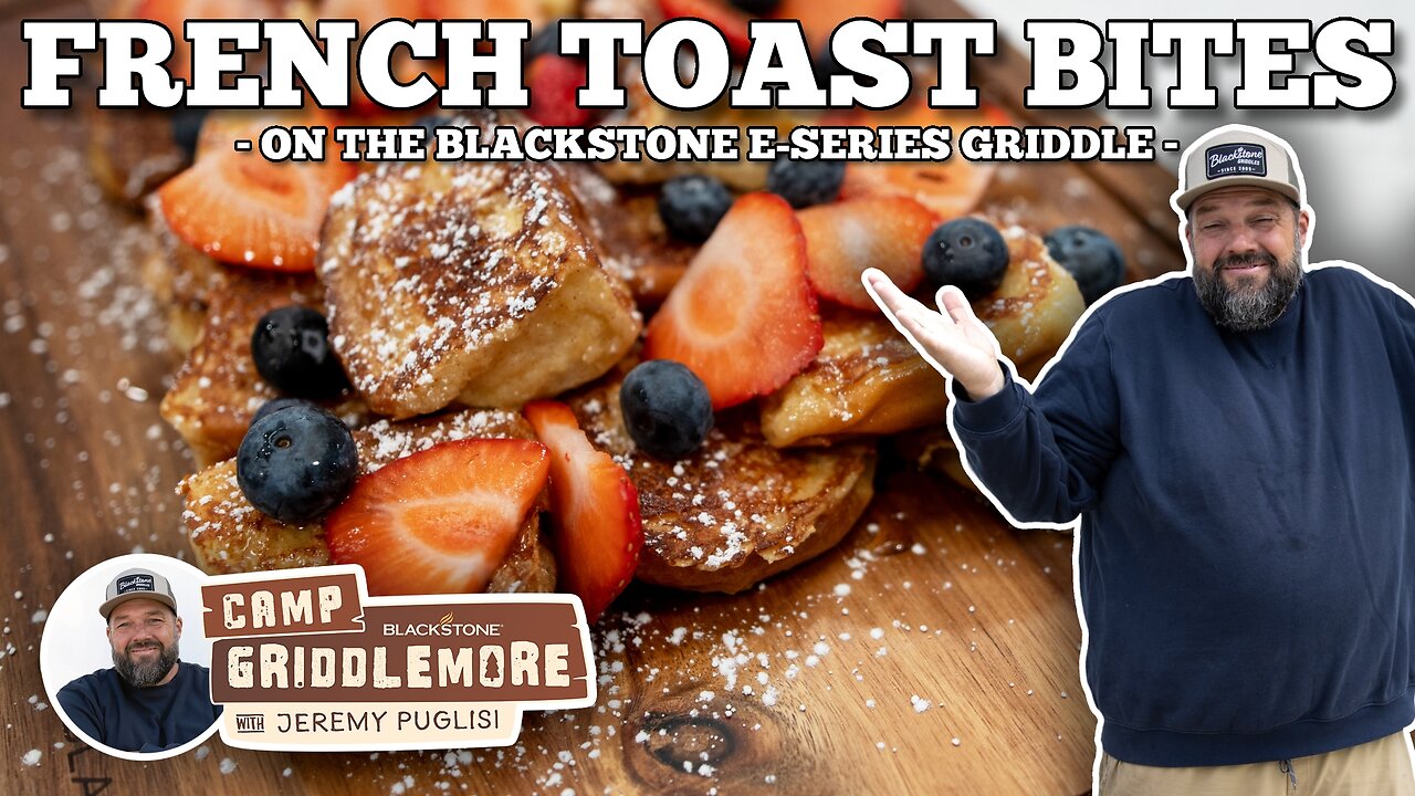 French Toast Bites on the Blackstone E-Series Griddle