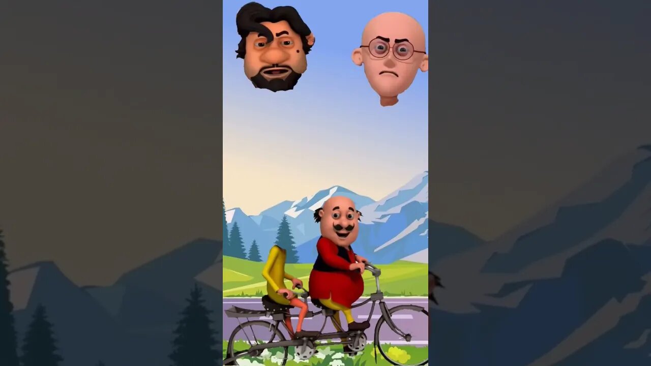 Match The Right Head For motu Patlu /#motupatlu #shorts #roblox #ytshorts #animation #rainbowfriends