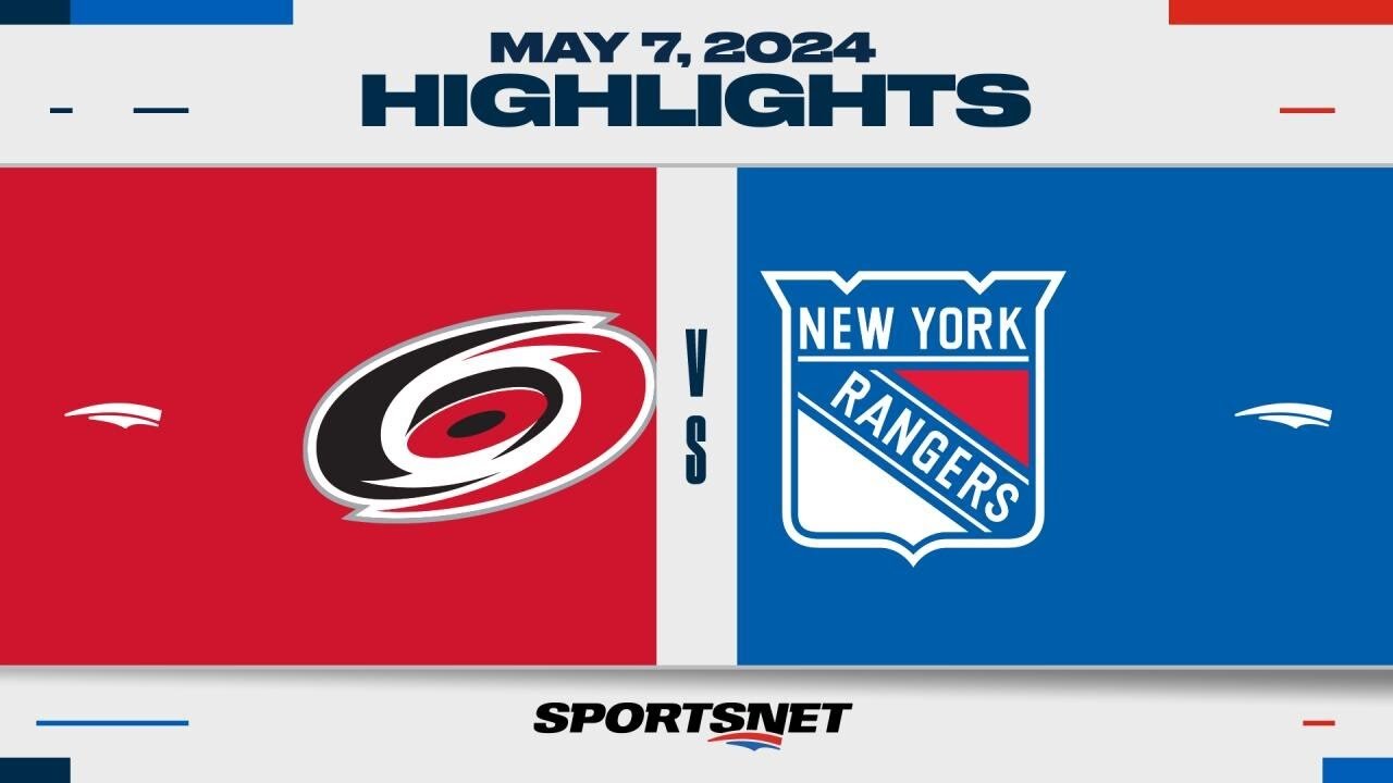 NHL Game 2 Highlights _ Hurricanes vs NY Rangers