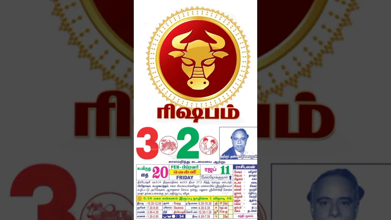 ரிஷபம்||இன்றைய ராசிபலன்||03|02|2023|வெள்ளிகிழமை||Today Rasi Palan | Daily Horoscope