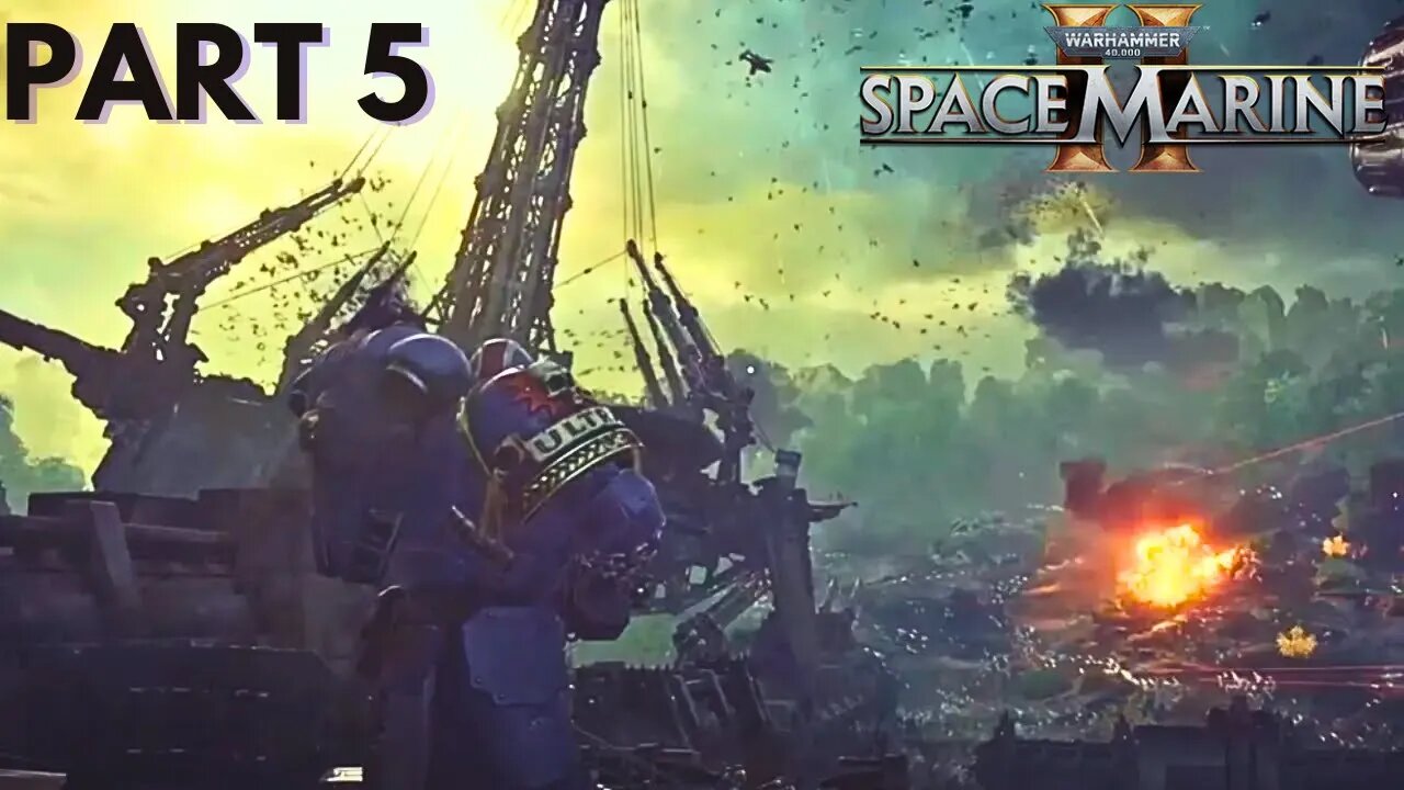 Defending The Orbital Defence Guns - Warhammer 40k: Space Marine 2 - Part 5