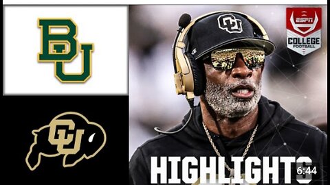 Baylor Bears vs. Colorado Buffaloes | FullGame Highlights |ESPN College FootballESPN College