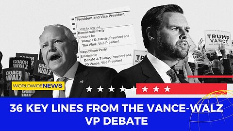 36 Key Lines from the Vance-Walz VP Debate