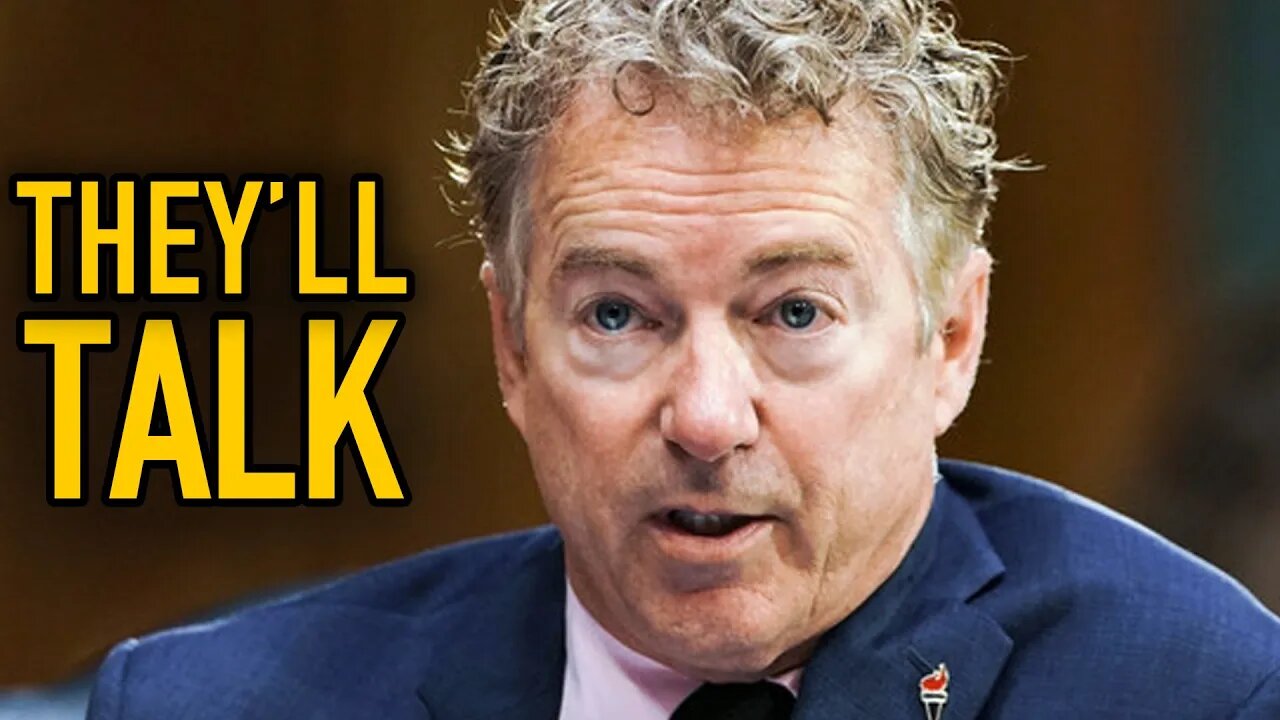 Rand Paul PROMISES Biden White House Will Negotiate