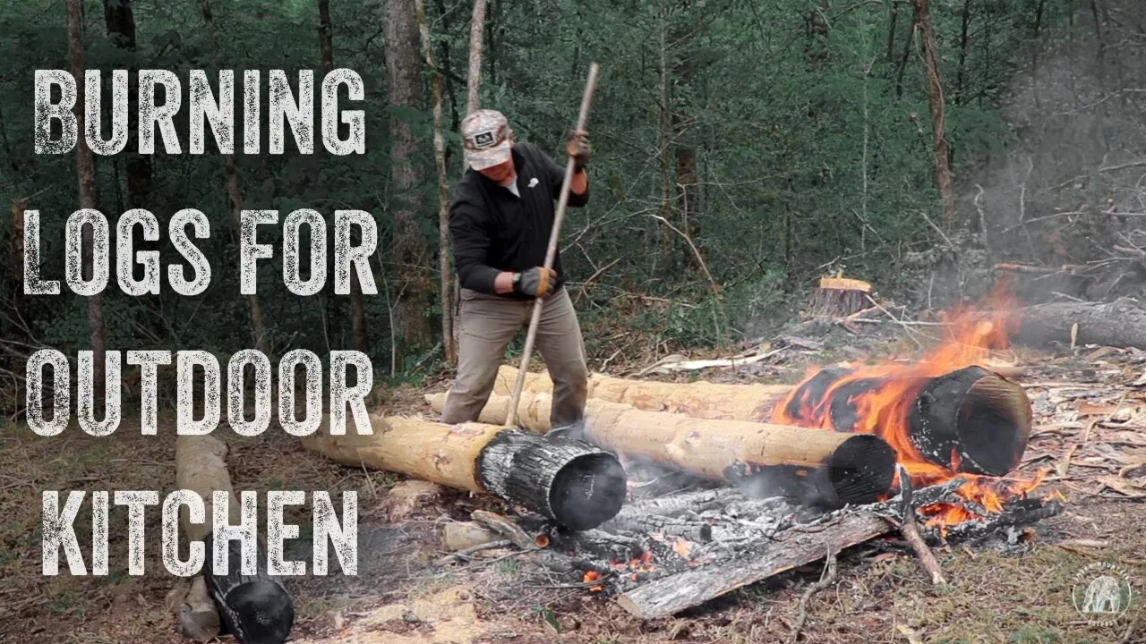 S2 EP5 | WOODWORK | BEGINNING OF THE OUTDOOR FOREST KITCHEN