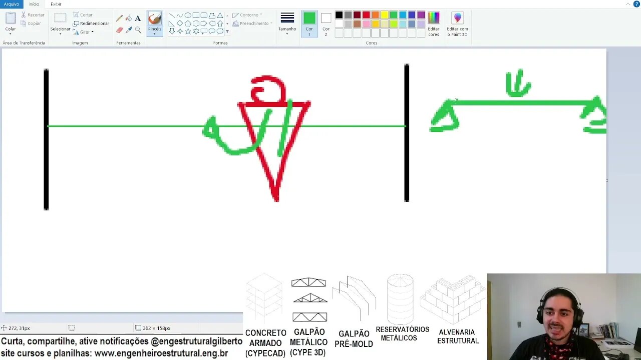 Quando você muda a estrutura, a estrutura muda Eng Estrutural