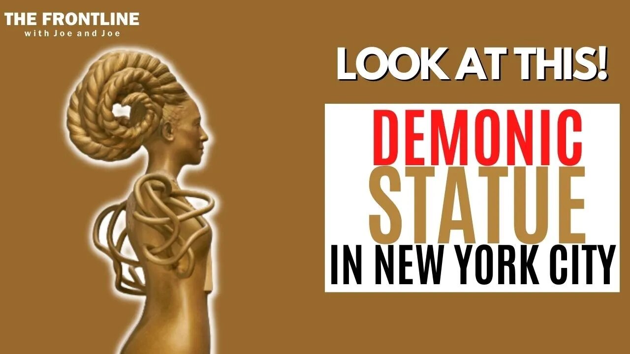 Demonic: TAKE A LOOK AT THIS STATUE IN NEW YORK CITY!