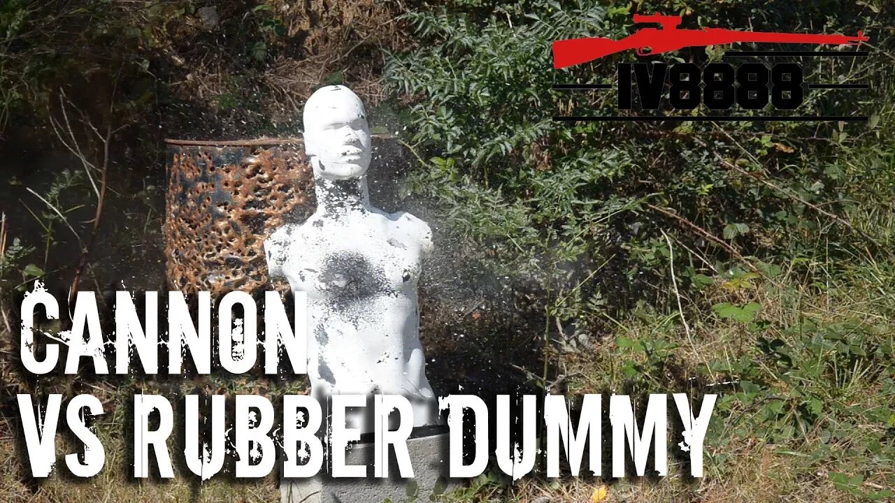 Cannon vs Rubber Dummy?