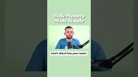 Are you memorizing the Bible this year?