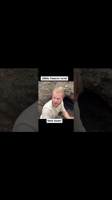Treasure Hunter scores big digging beneath old Jail! #treasure #antique #history