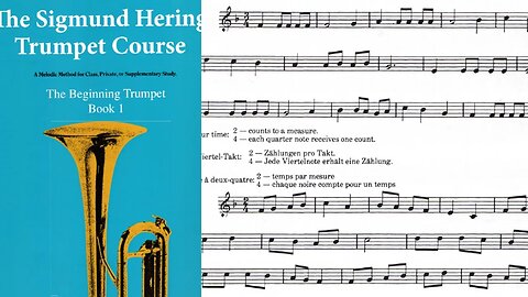 🎺 [MÉTODO DE TROMPETE] Livro 1 do método de Sigmund Hering 52 & 53