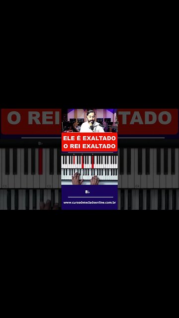 Ele é exaltado, o Rei exaltado nos céus