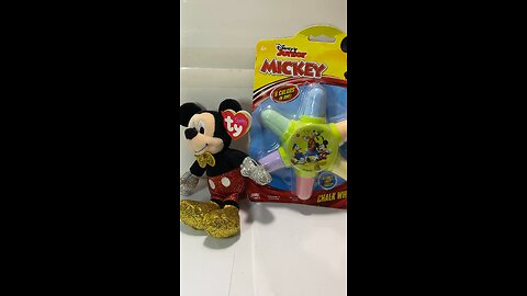 Mini-Vlog: Stop & Shop! Mickey Mouse 6” TY Stuffed Plush + Mickey’s Chalk Wheel