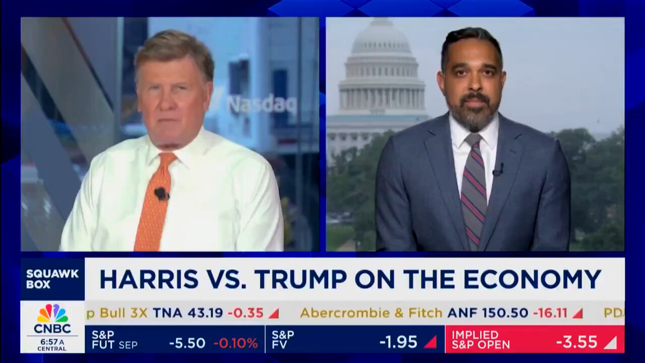 Kamala Harris' Unrealized Capital Gains Tax Plan Is SO BAD Even CNBC Host Joe Kernen Laughs At It