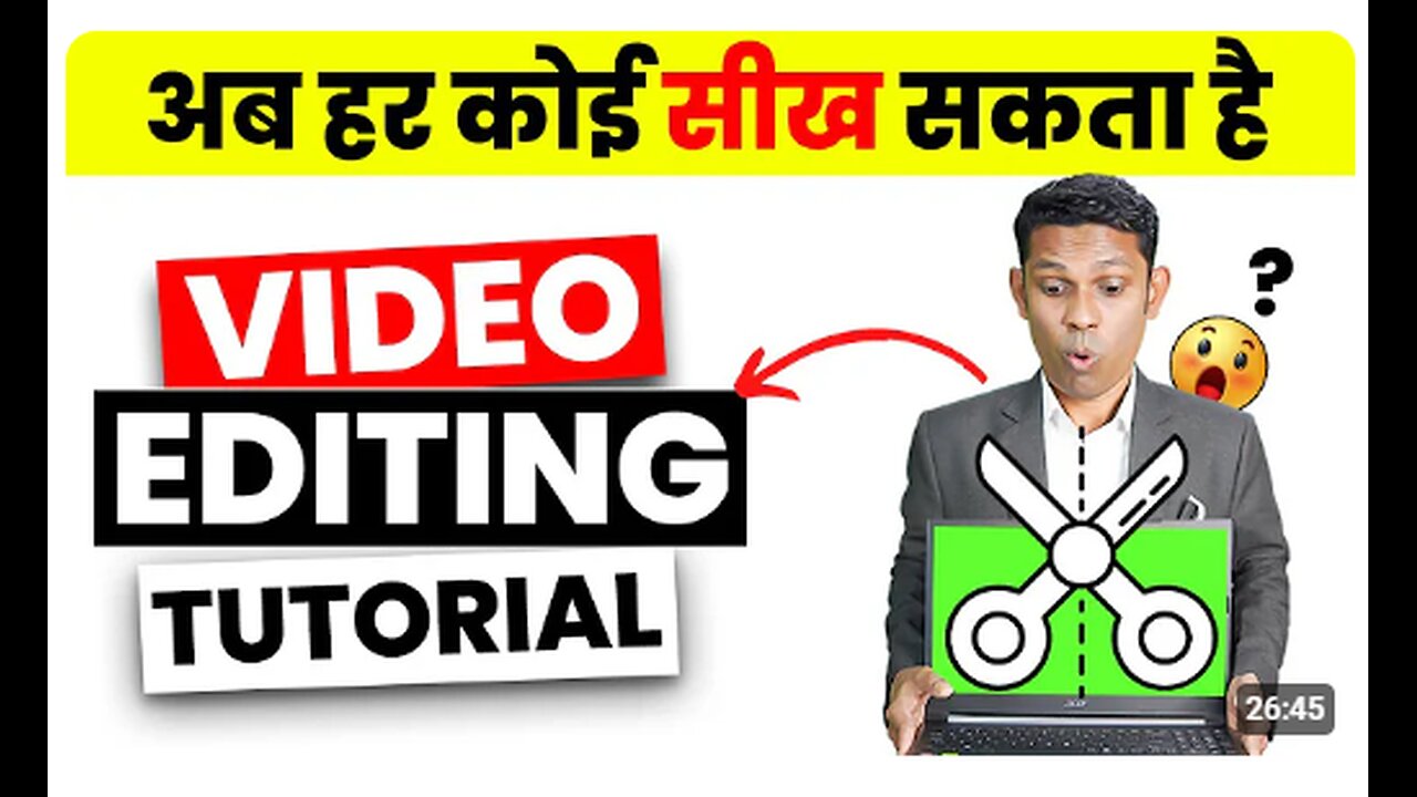 Video Editing Tutorial in Hindi 2024 | Wondershare Filmora 11