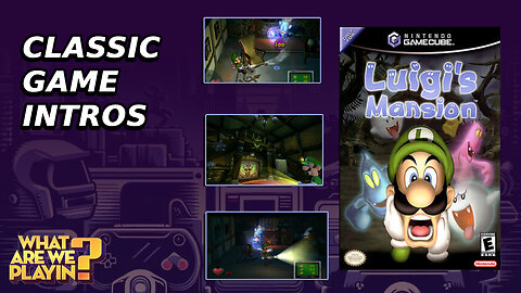 Classic Game Intros: Luigi's Mansion Gamecube.