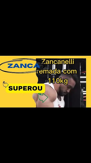 Zancanelli Faz remada com 110 kg