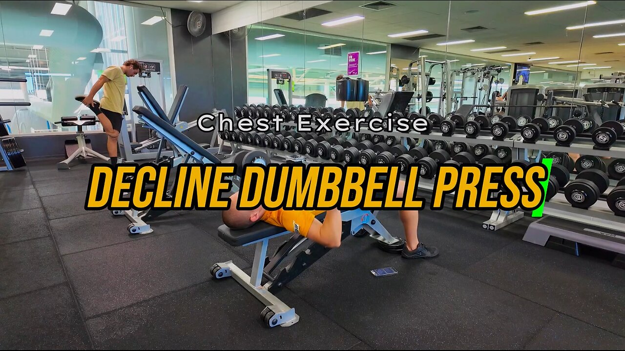 Decline Dumbbell Chest Press | CHEST Exercise