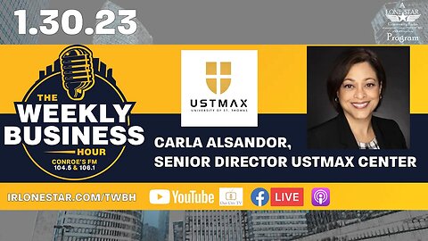 1.30.23 - Carla Alsandor, USTMAX Center - The Weekly Business Hour with Rick Schissler