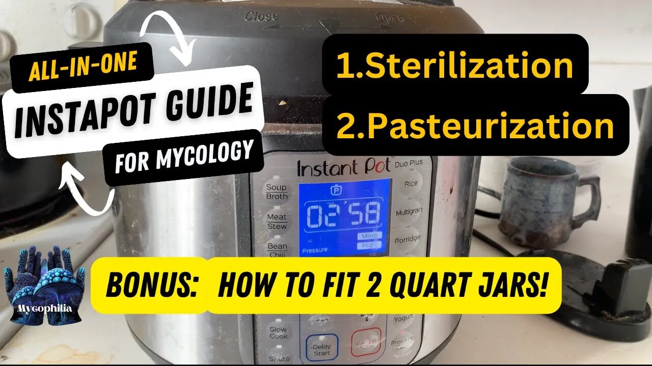 🍄 All-In-One Instant Pot Guide for Mycology! 🍄