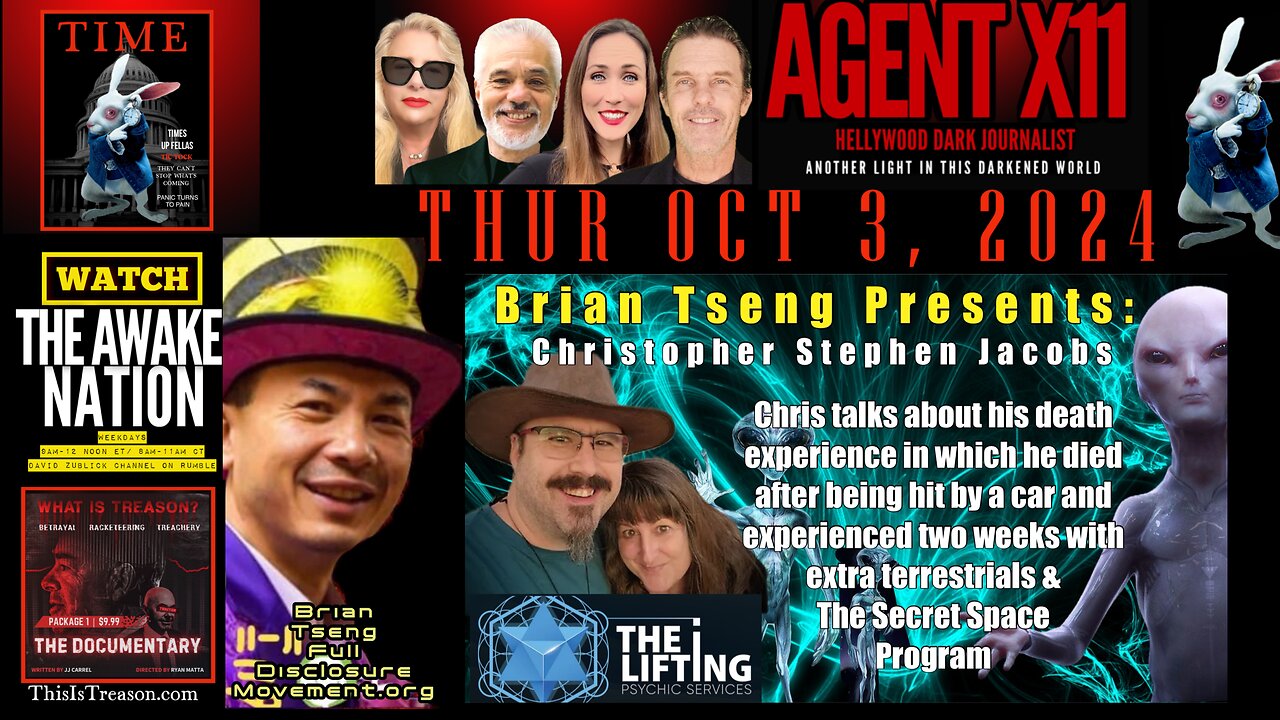 AGENT X11: BRIAN TSENG: PRESENTS: CHRISTOPHER JACOBS