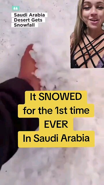 SNOW IN THE SAHARA DESERT AND WILDFIRES EVERYWHERE! #LA