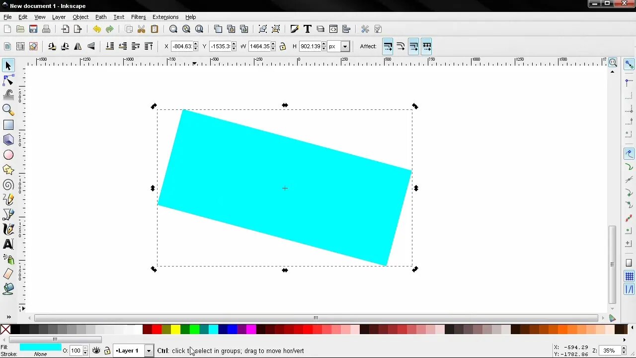 Select and Transform 1 - Inkscape Beginners' Guide ep4