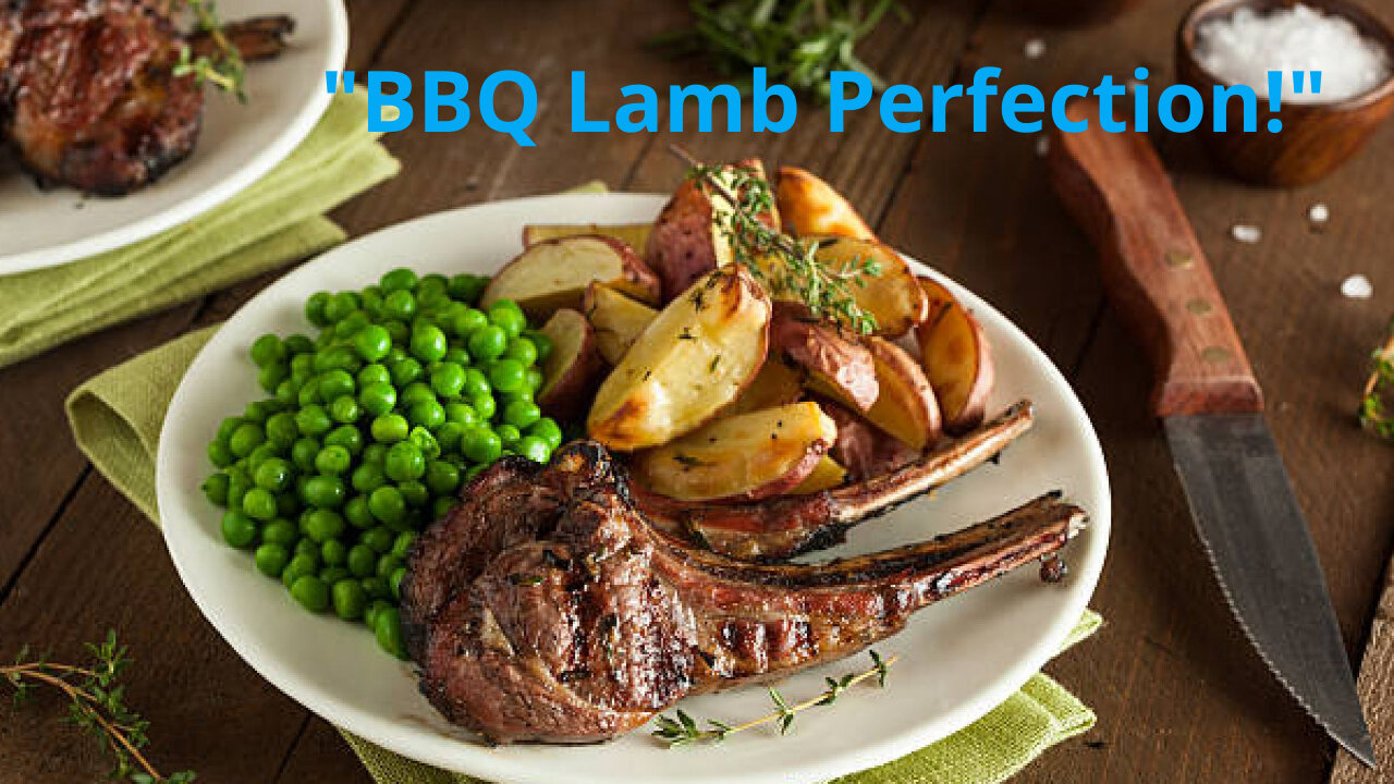 "Grill Like a Pro: BBQ Lamb Chops with Cardamom & Garlic – A Flavorful Twist!"