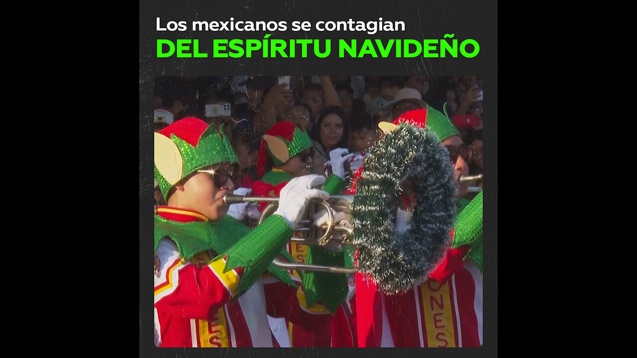 'Santa Claus está llegando a la ciudad': mexicanos dan la bienvenida a la temporada navideña