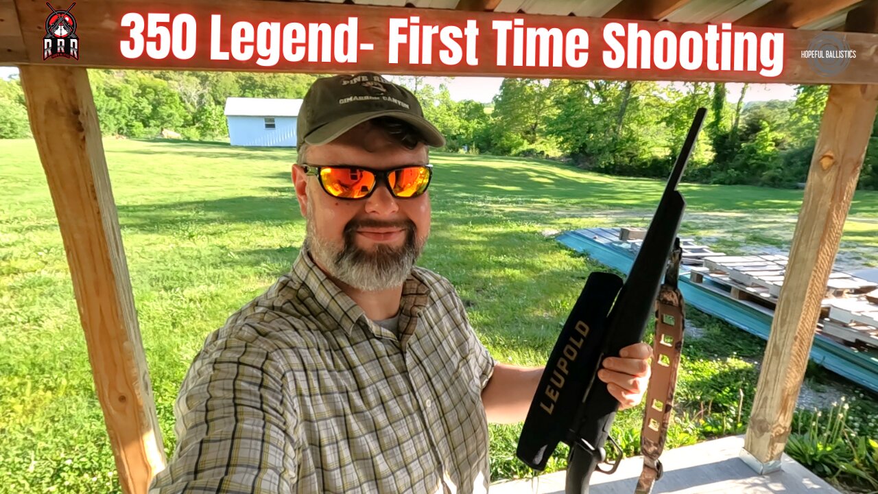 Shooting my new deer rifle for the first time!