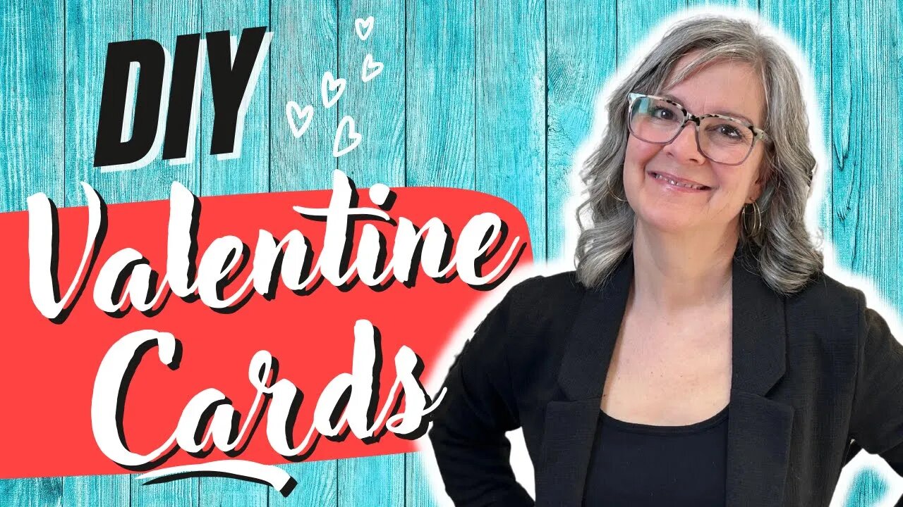 DIY Valentines Day Cards on a Budget / Upcycling Scrap Paper