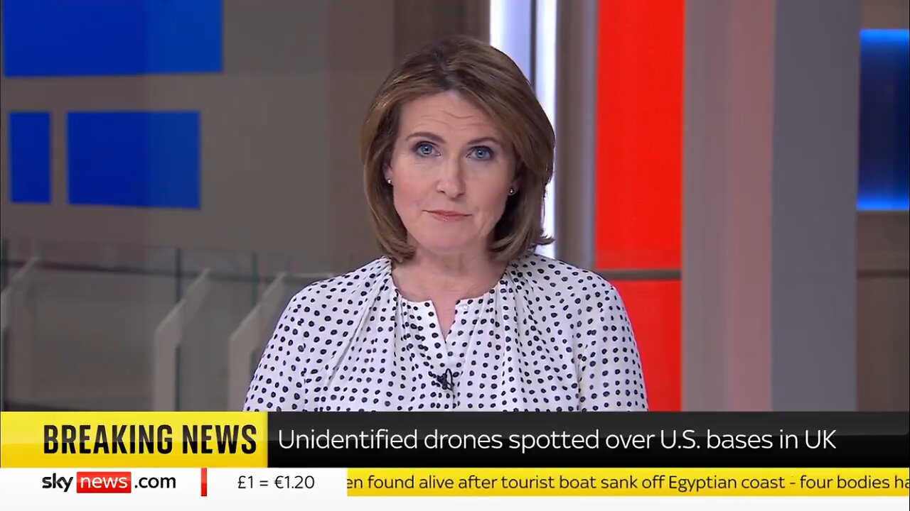 Unidentified Drones Spotted Over US Bases In The UK