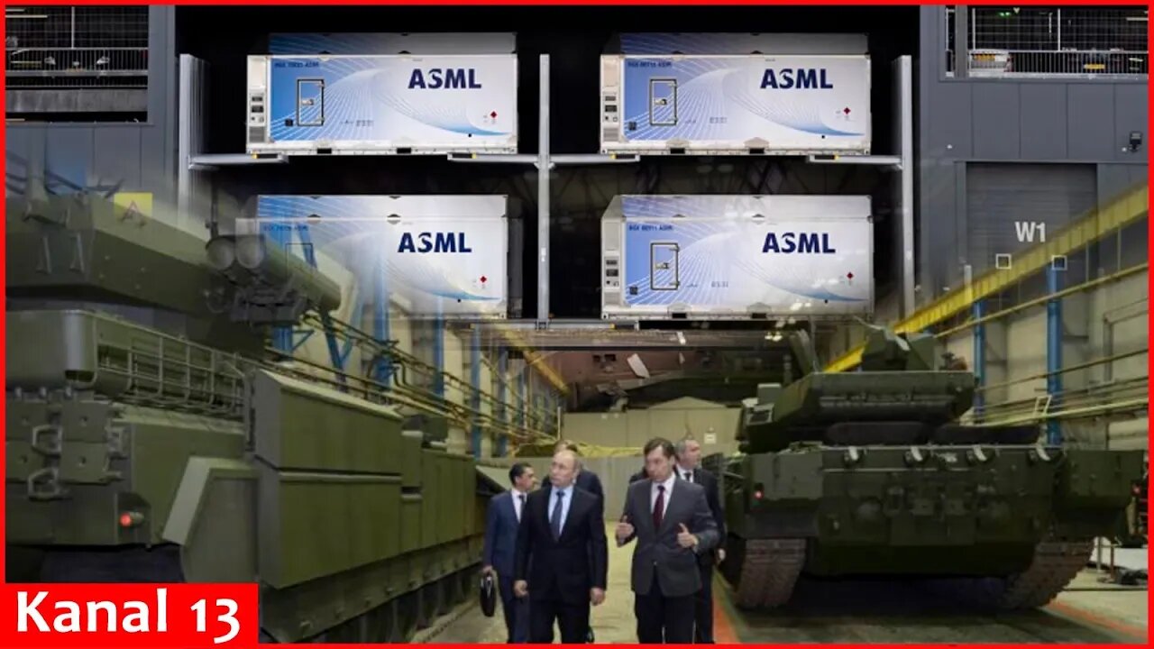 Russia uses old Dutch ASML machines to produce microchips for weapons against Ukraine