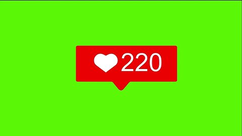 TikTok New Likes Graphic 1 500 Green Screen Motion Graphics 4k Copyright Free
