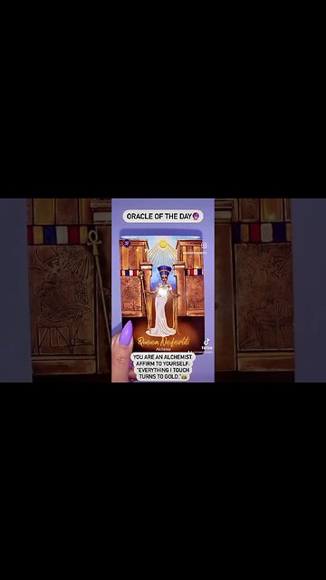 You are an alchemist. Everything you touch turns to gold ⭐️👑🔱