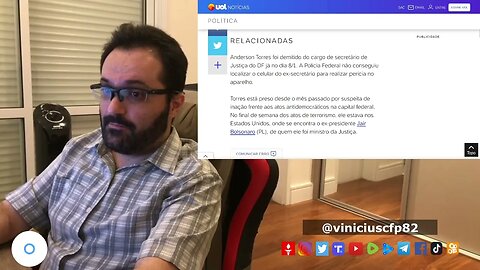 PF aponta que Ibaneis e Anderson Torres não se omitiram e isso pode complicar Dino e Lula. CPI JÁ!