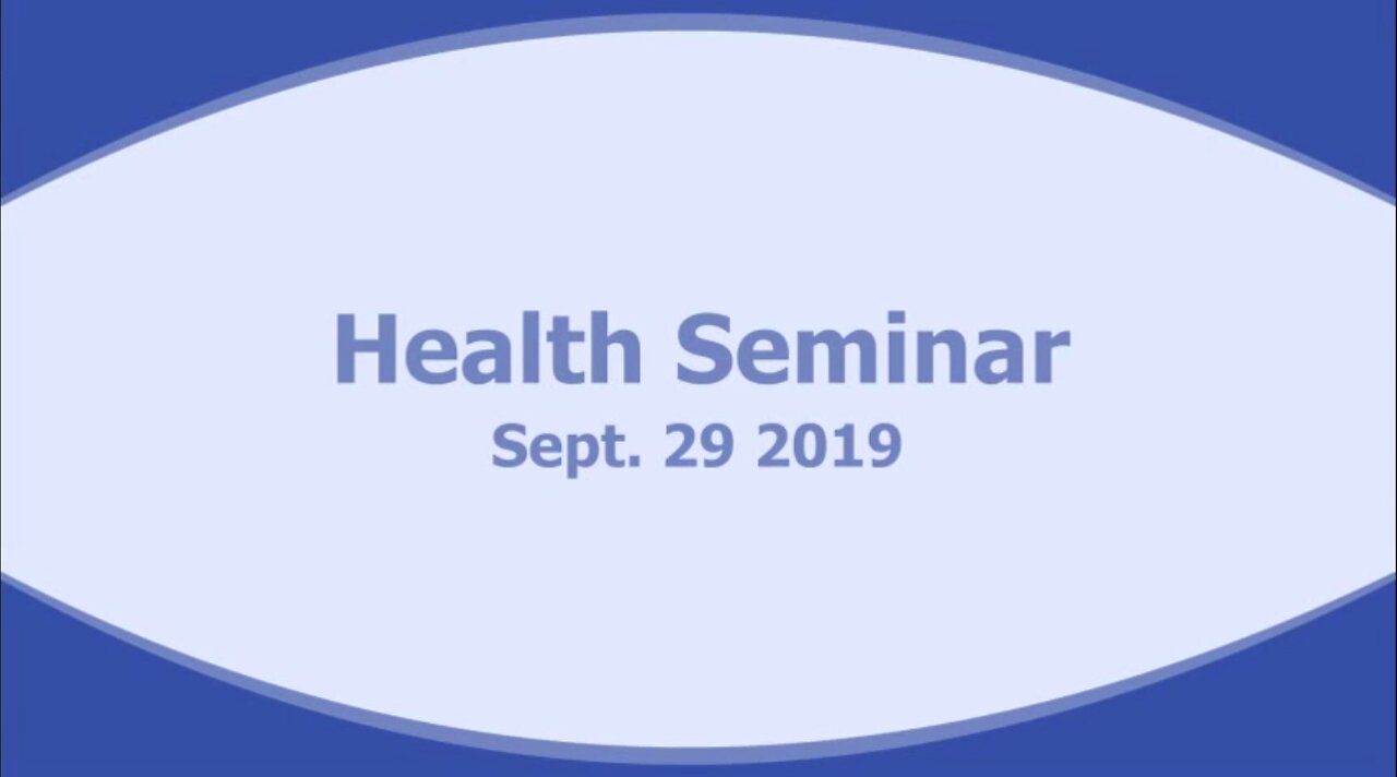 Cancer Spiritual Quantum Energetic Health Seminar 2019