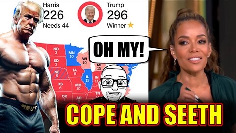 Trump's MASSIVE GAINS! The View thinks WALZ WON?!