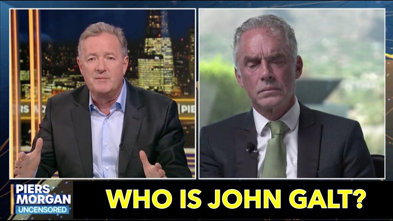 PIERS MORGAN W/ Jordan Peterson: 'I'd Vote 4 Trump.DON'T Trust Harris.'A MUST WATCH. JGANON, SGANON