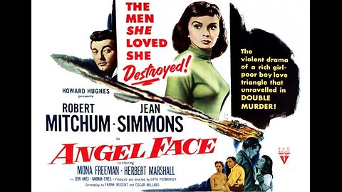 ANGEL FACE 1952 An Obsessive & Psychotic Beauty Ensnares a Mild-Mannered Man FULL MOVIE in HD