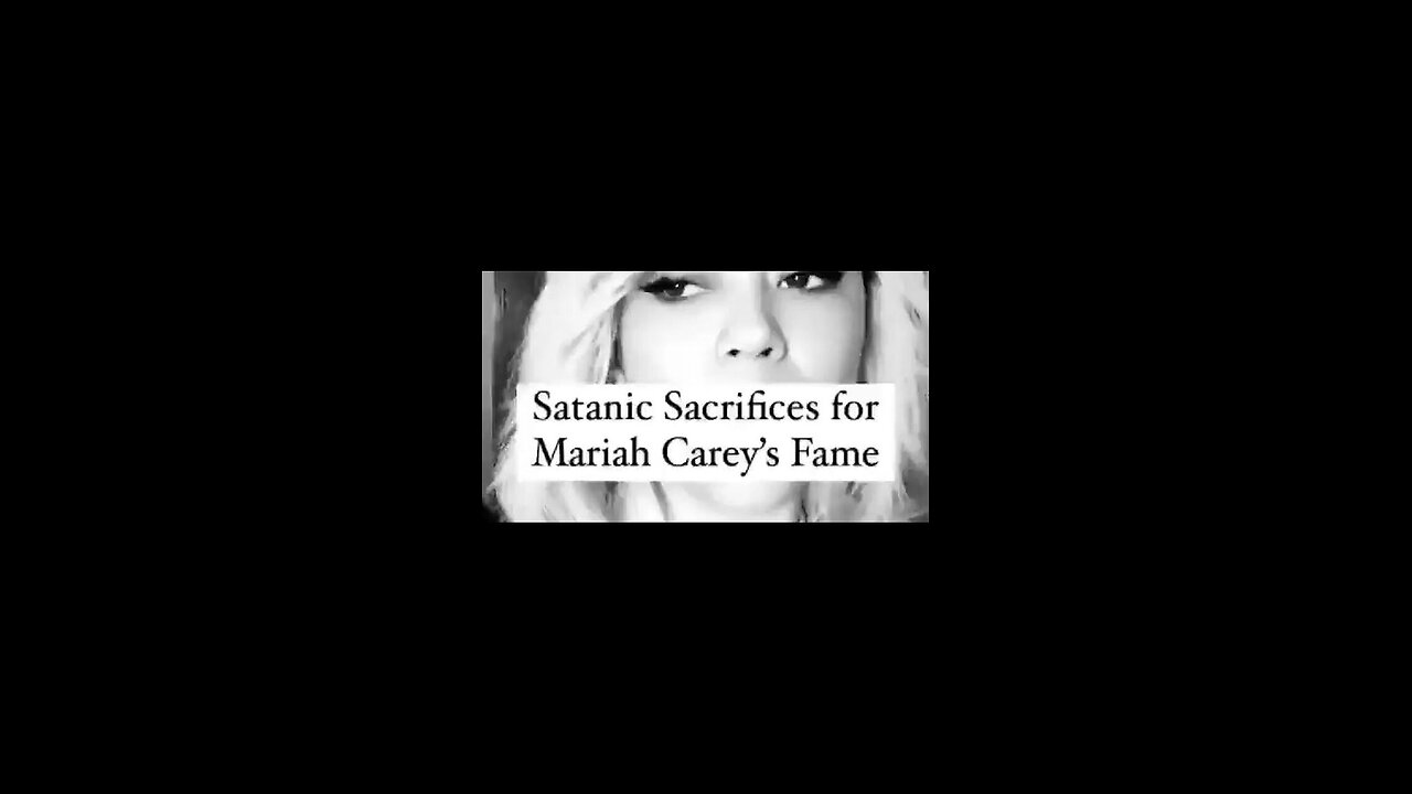 Mariah Carey's Sister Exposes Her Satanic Sacrifices Of Babies And Children For Fame