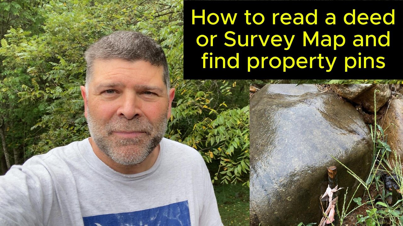 How to read a Deed or Survey and find your Property Pins How to find your boundaries