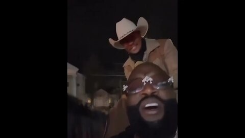 Rick Ross The First Rapper To Pull Up to The Club On A Horse