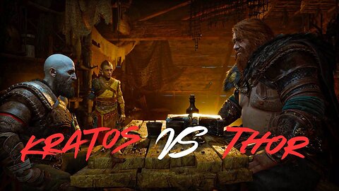 Kratos vs Thor Boss Fight - God Of War Ragnarok