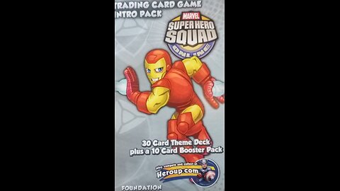 Marvel Super Hero Squad Iron Man Theme Starter Deck (2012, Upper Deck)