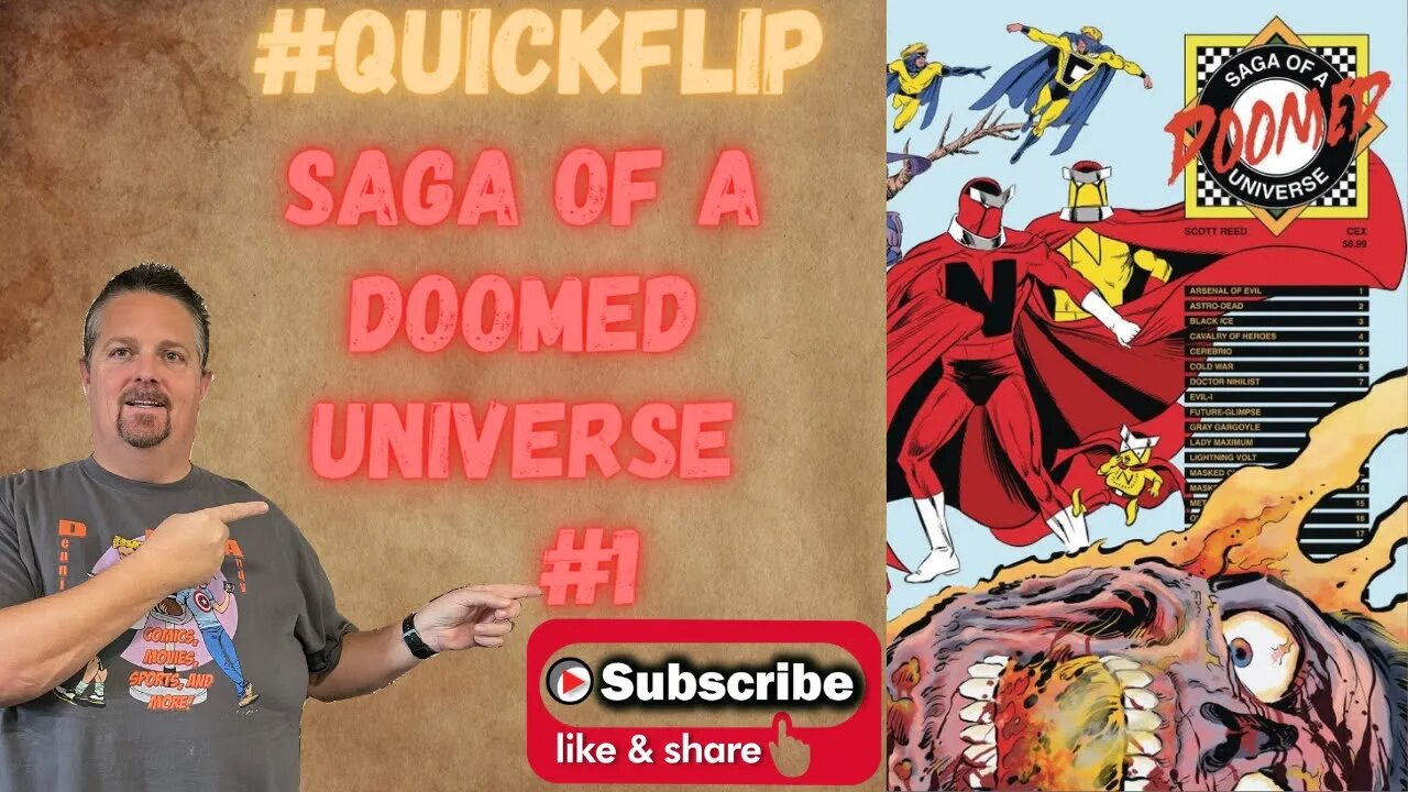 Saga of a Doomed Universe #1 CEX #QuickFlip Comic Book Review Scott Reed #shorts