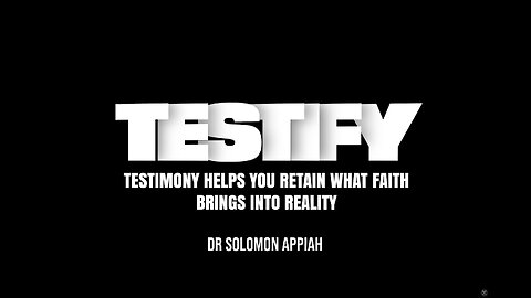 Faith and Testimony | Faith Series 2