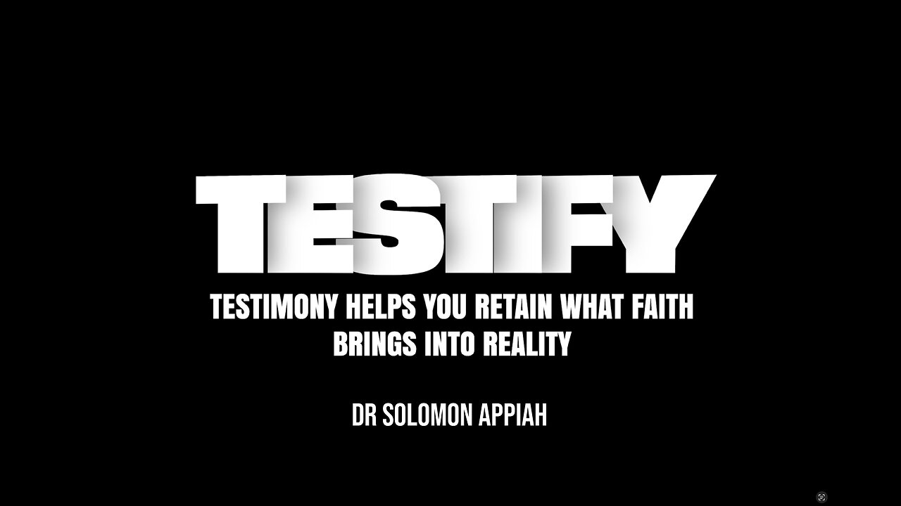 Faith and Testimony | Faith Series 2