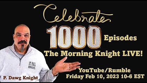 The Morning Knight LIVE! 1000 Episode Rekieta Law Promo