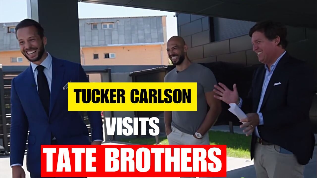 Andrew Tate - Tucker Carlson Visits Tate Brothers $50M Mansion